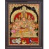 Shivan Family Tanjore Painting