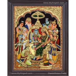 Ramar Pattabhisekam Tanjore Painting