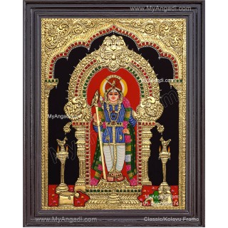Palani  Murugan Tanjore Painting