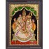 Saraswathi 3D Tanjore Painting