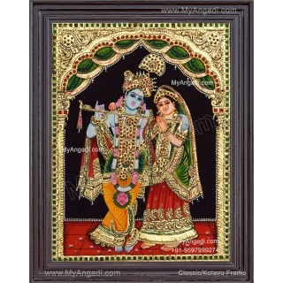 Radha Krishna Tanjore Paintings