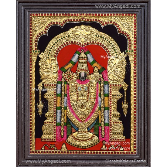 Venkatachalapathy  Tanjore Painting