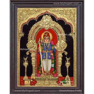 Palani Murugan Tanjore Painting
