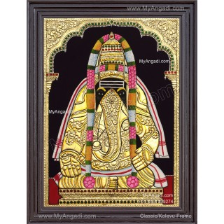 Karpaga Vinayagar Tanjore Painting