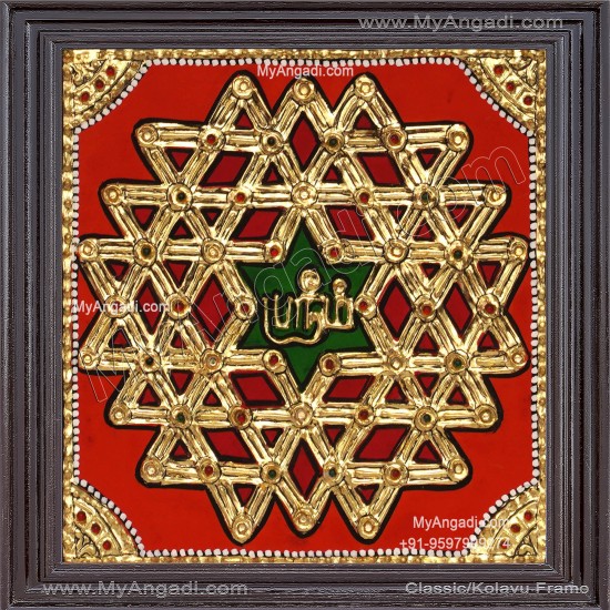 Aiswarya Kolam Tanjore Painting