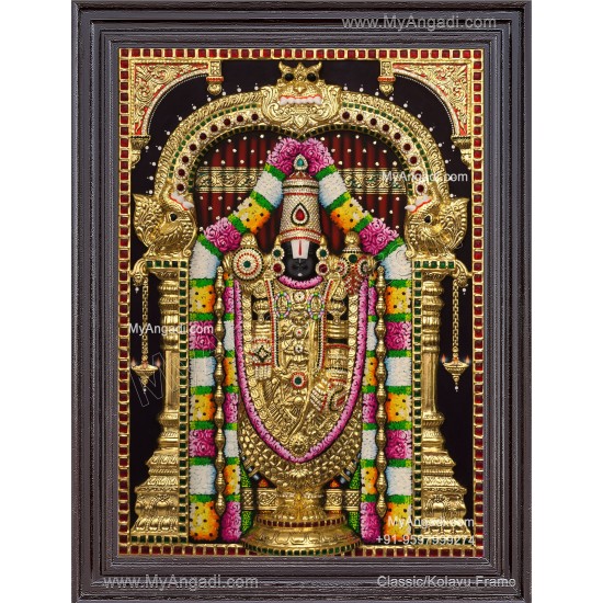 Balaji 3d Tanjore Painting