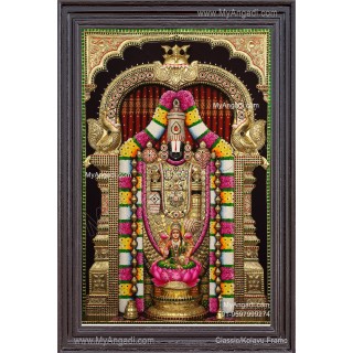 Balaji 3d Tanjore Painting