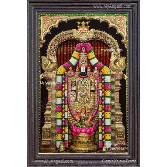 Balaji 3d Tanjore Painting