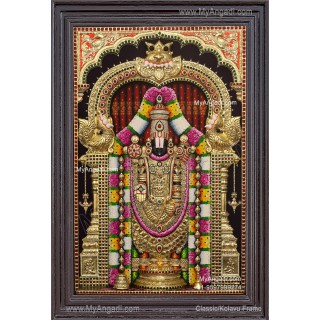 Balaji 3d Tanjore Painting