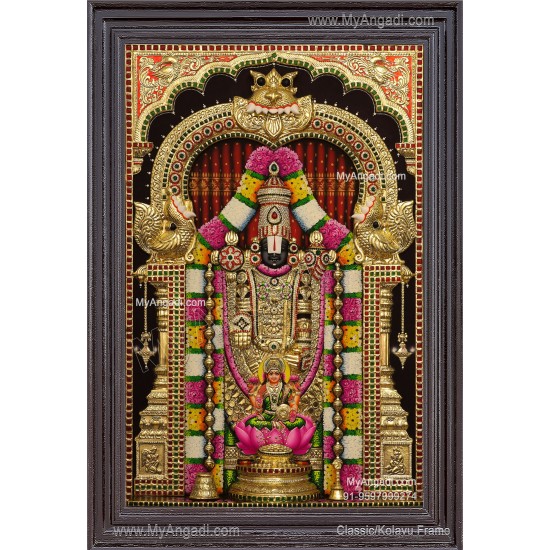 Balaji Lakshmi 3D Tanjore Painting