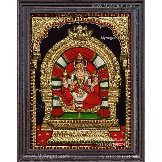 Kuladeivam 3D Tanjore Painting