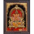 Ganesha 3d Embossed Tanjore Painting