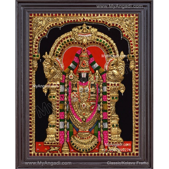 Balaji 3d Tanjore Painting