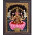 Gajalakshmi 3d Embossed Tanjore Painting
