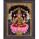 Gajalakshmi 3d Embossed Tanjore Painting