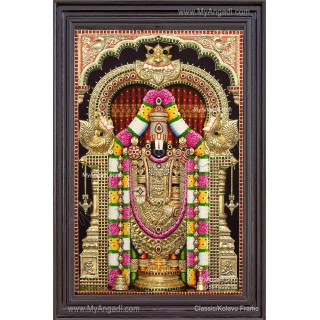 Balaji 3d Tanjore Painting