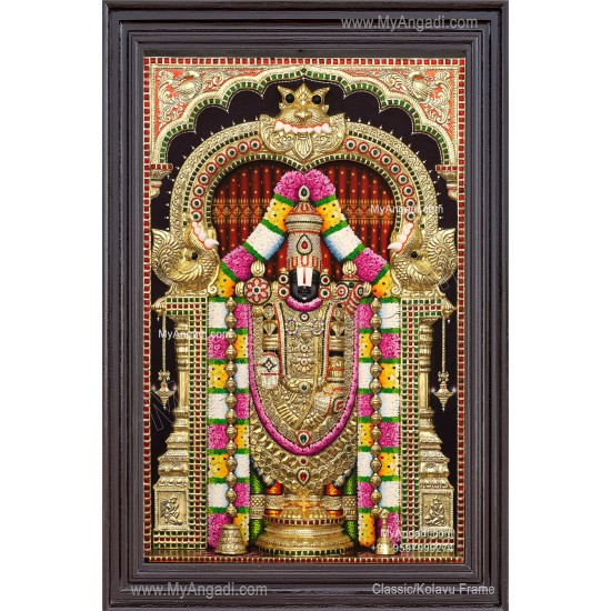Balaji 3d Tanjore Painting
