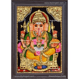 Ganesh Tanjore Painting