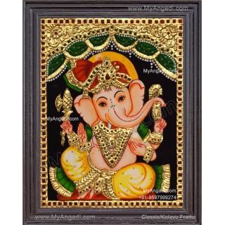 Ganesha Tanjore Painting