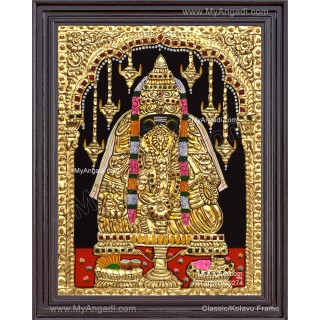 Karpaga Vinayagar Tanjore Painting