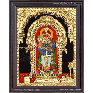 Palani Raja Alangaram Murugan Tanjore Paintings