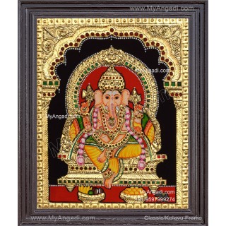 Ganapathi Tanjore Painting 