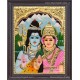 Shivan Parvathi Tanjore Painting