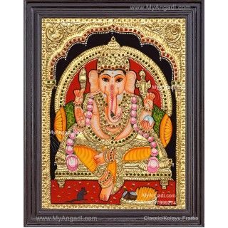 Ganesha Tanjore Painting