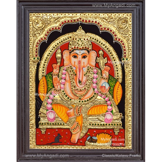 Ganesha Tanjore Painting