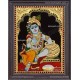 Butter Pot Krishna Tanjore Painting