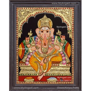 Ganesha Tanjore Painting