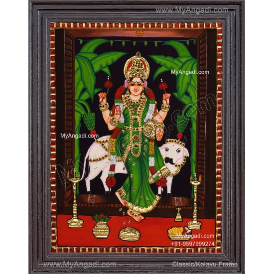 Graha Lakshmi Tanjore Painting