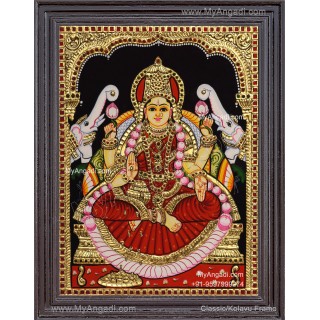 Gajalakshmi Tanjore Painting