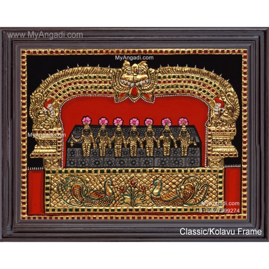 Saptha Kannigal Tanjore Painting