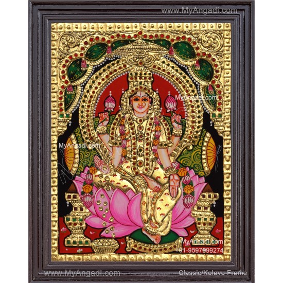 Aishwarya Lakshmi Tanjore Painting