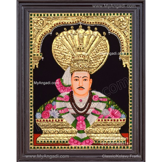 Sidda Rameshwar Swami Tanjor Painting