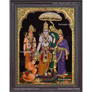 Ram Darbar Tanjore Painting