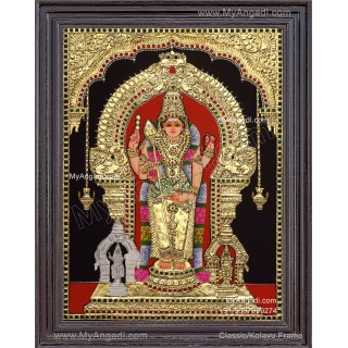Thiruchendhur Murugan Tanjore Painting, Murugar Tanjore Painting