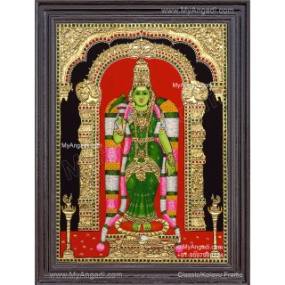 Meenakshi Amman Tanjore Painting