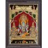 Vishnu Sri Devi Bhoo Devi Tanjore Painting