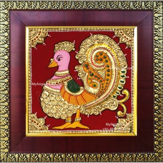 Peacock Tanjore Painting