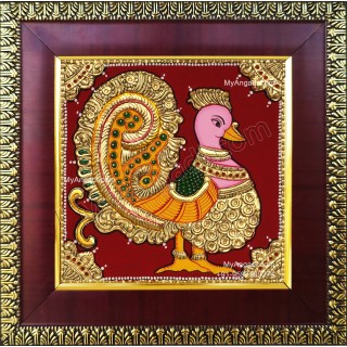 Peacock Tanjore Painting