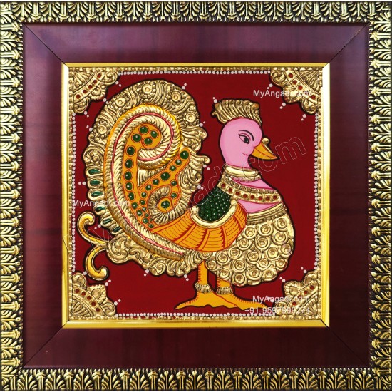 Peacock Tanjore Painting