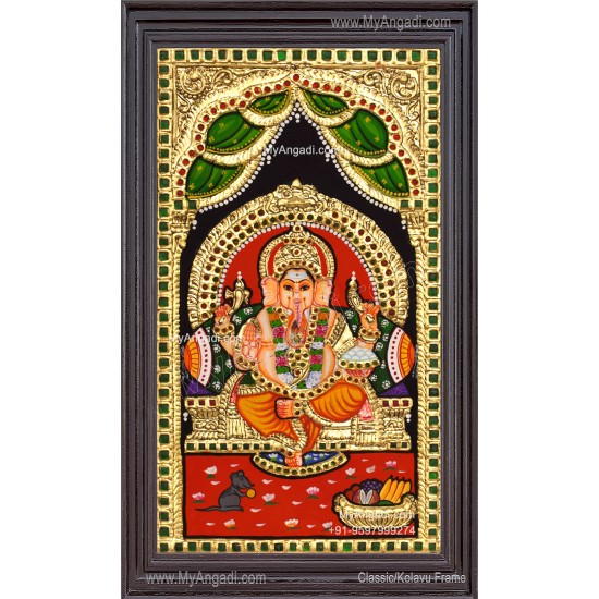 Ganesha Tanjore Painting
