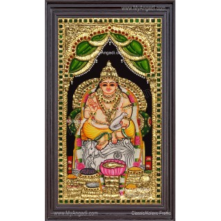 Kubera Lakshmi Tanjore Painting