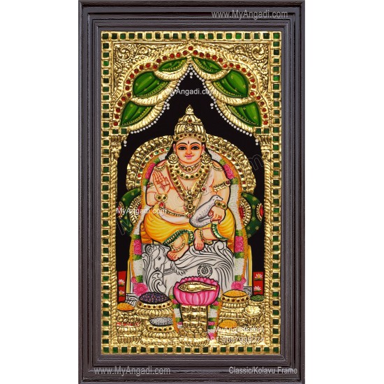 Kubera Lakshmi Tanjore Painting