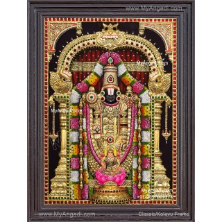 Balaji Lakshmi 3D Tanjore Painting
