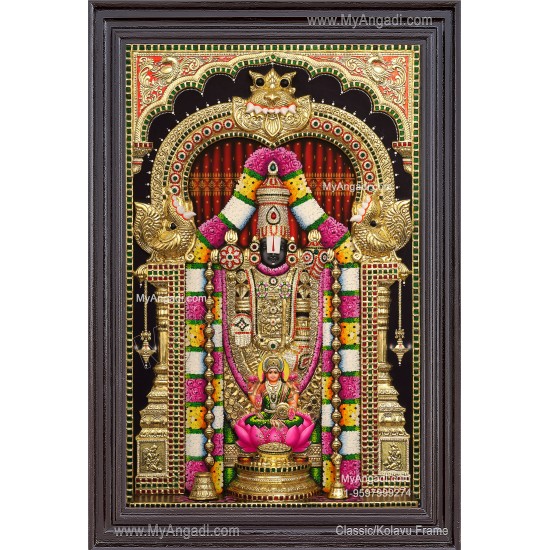 Balaji Lakshmi 3D Tanjore Painting