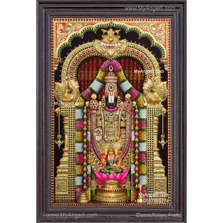 3d Balaji Lakshmi Tanjore Painting