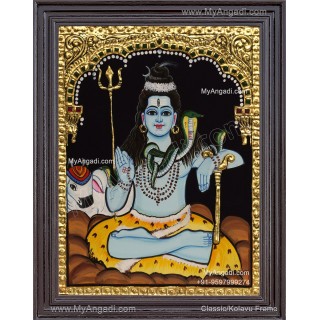  Lord Shiva Tanjore Painting